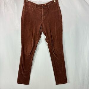 Pilcro and the Letterpress brown corduroy skinny pants size 31
